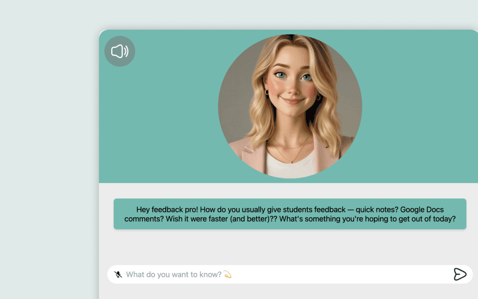 AI Teaching Assistant with built-in companion